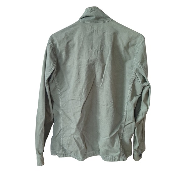 American Eagle Sage Green Military Field-Style Jacket Men's S Cotton - Picture 4 of 5